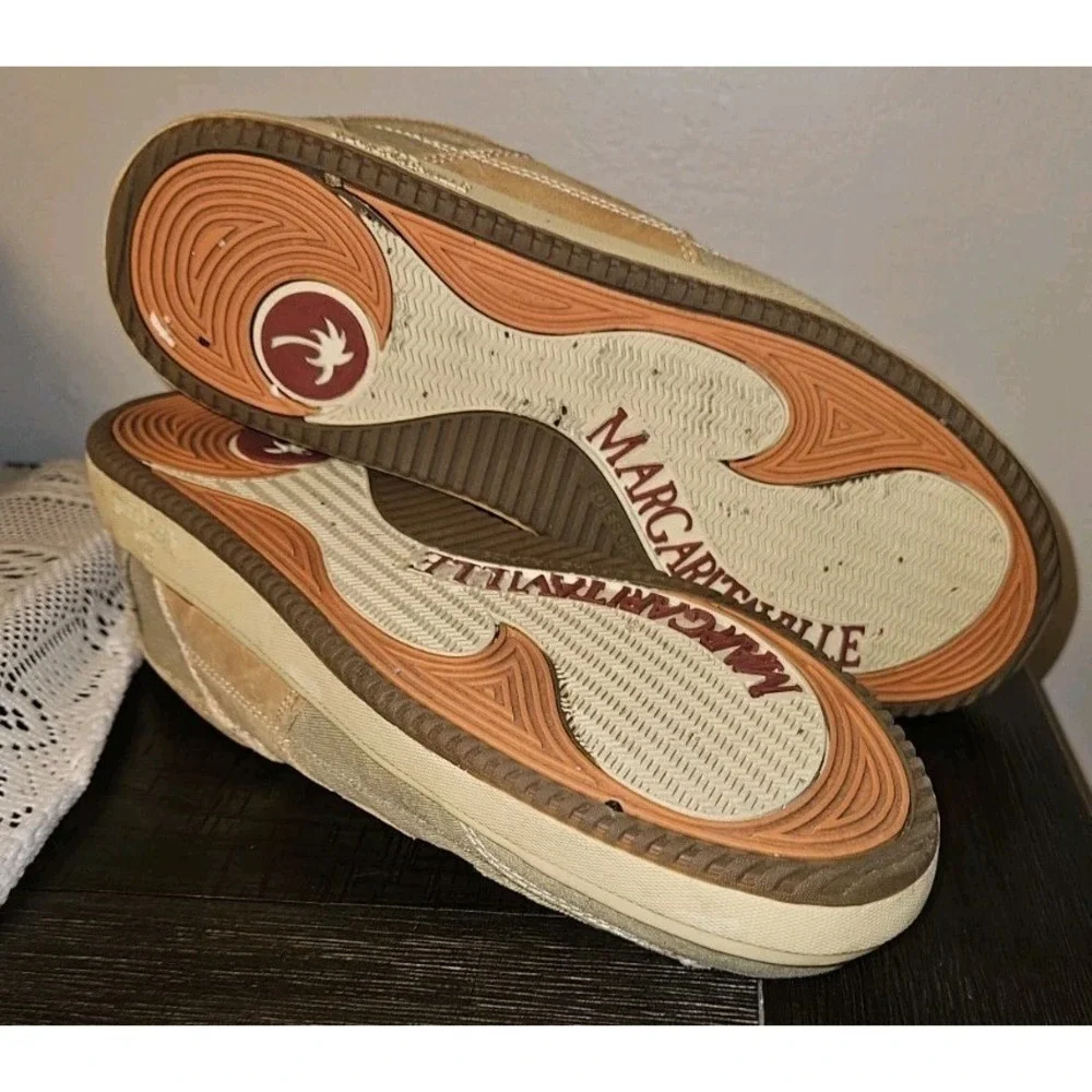 Margaritaville canvas leather